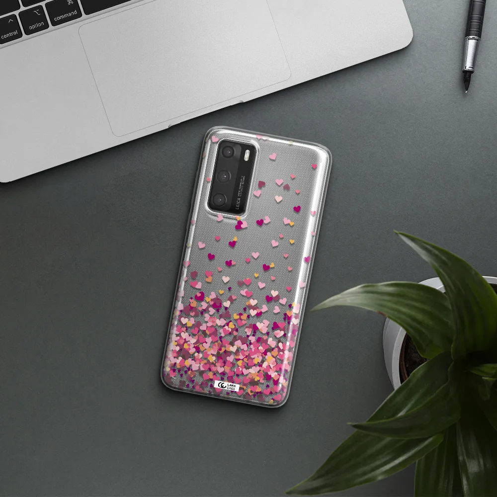 Flying Hearts Huawei P40 Clear TPU Case