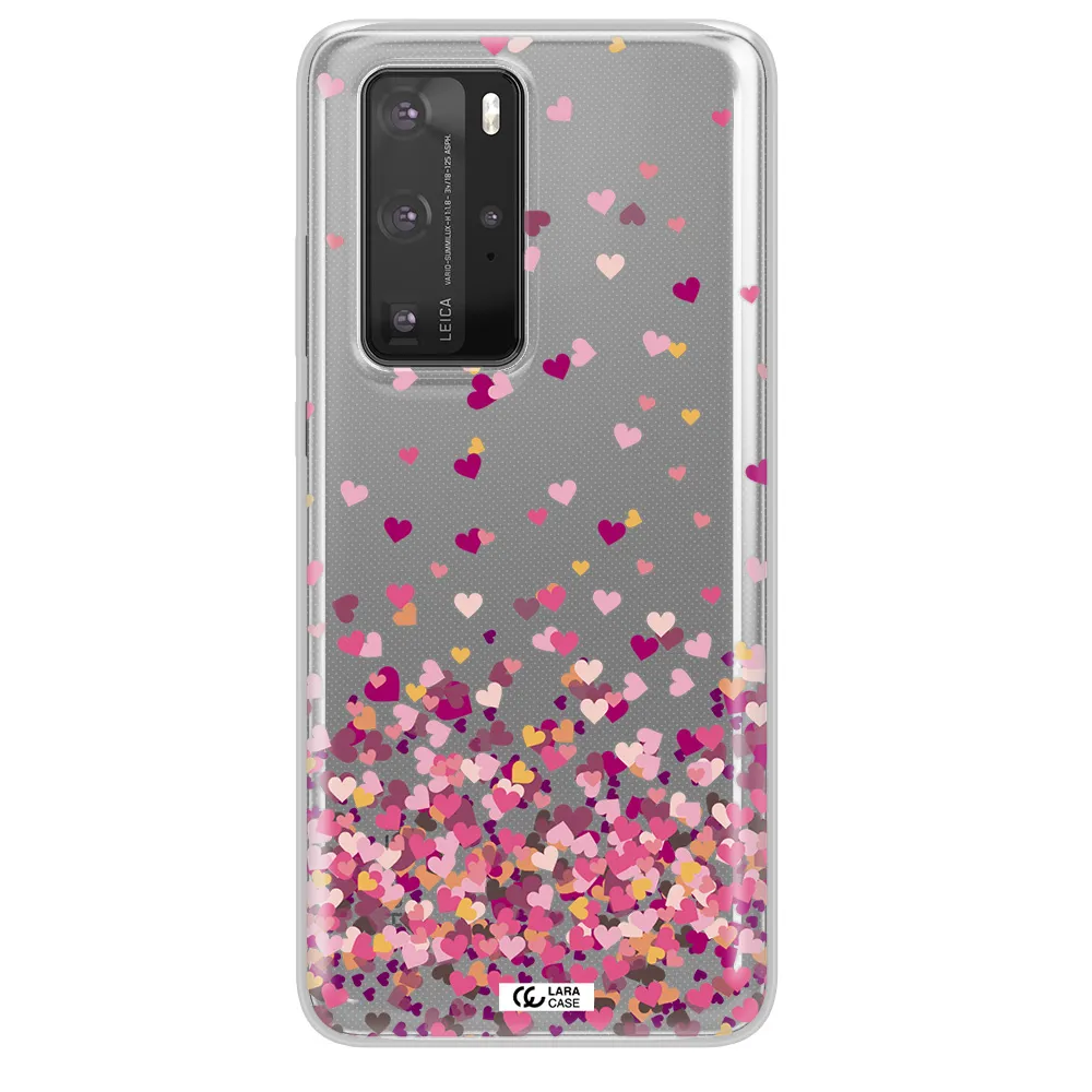 Flying Hearts Huawei P40 Pro Clear TPU Case