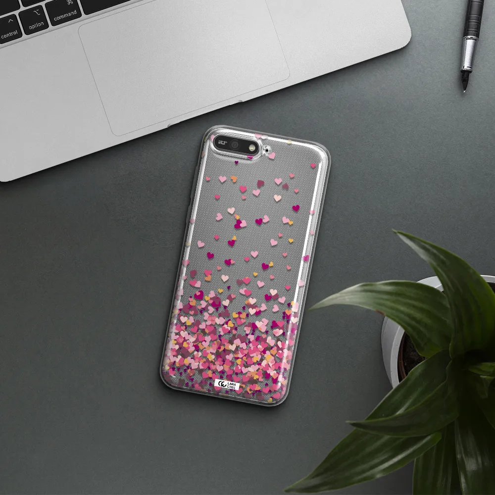 Flying Hearts Huawei Y6 2018 Clear TPU Case