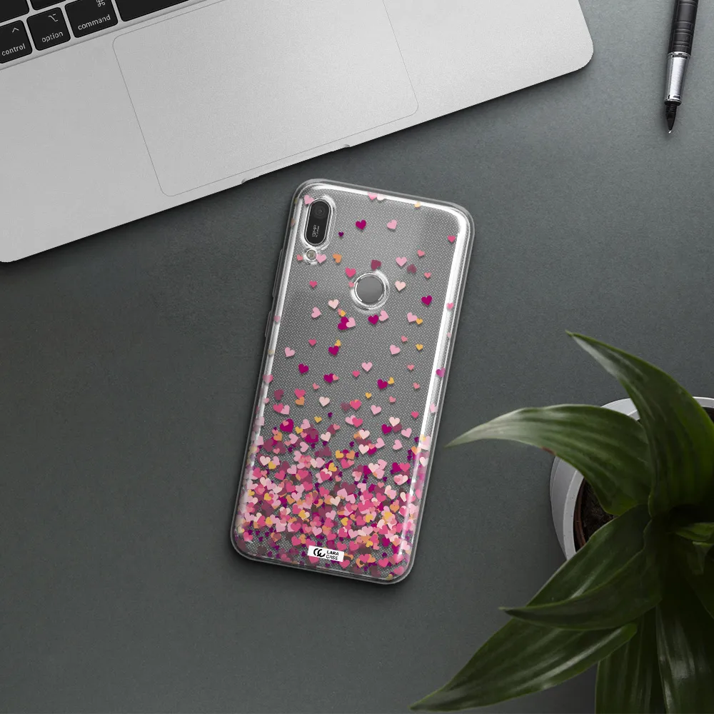 Flying Hearts Huawei Y6 2019 Clear TPU Case