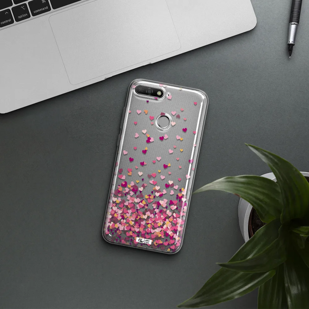 Flying Hearts Huawei Y6 Prime 2018 Clear TPU Case