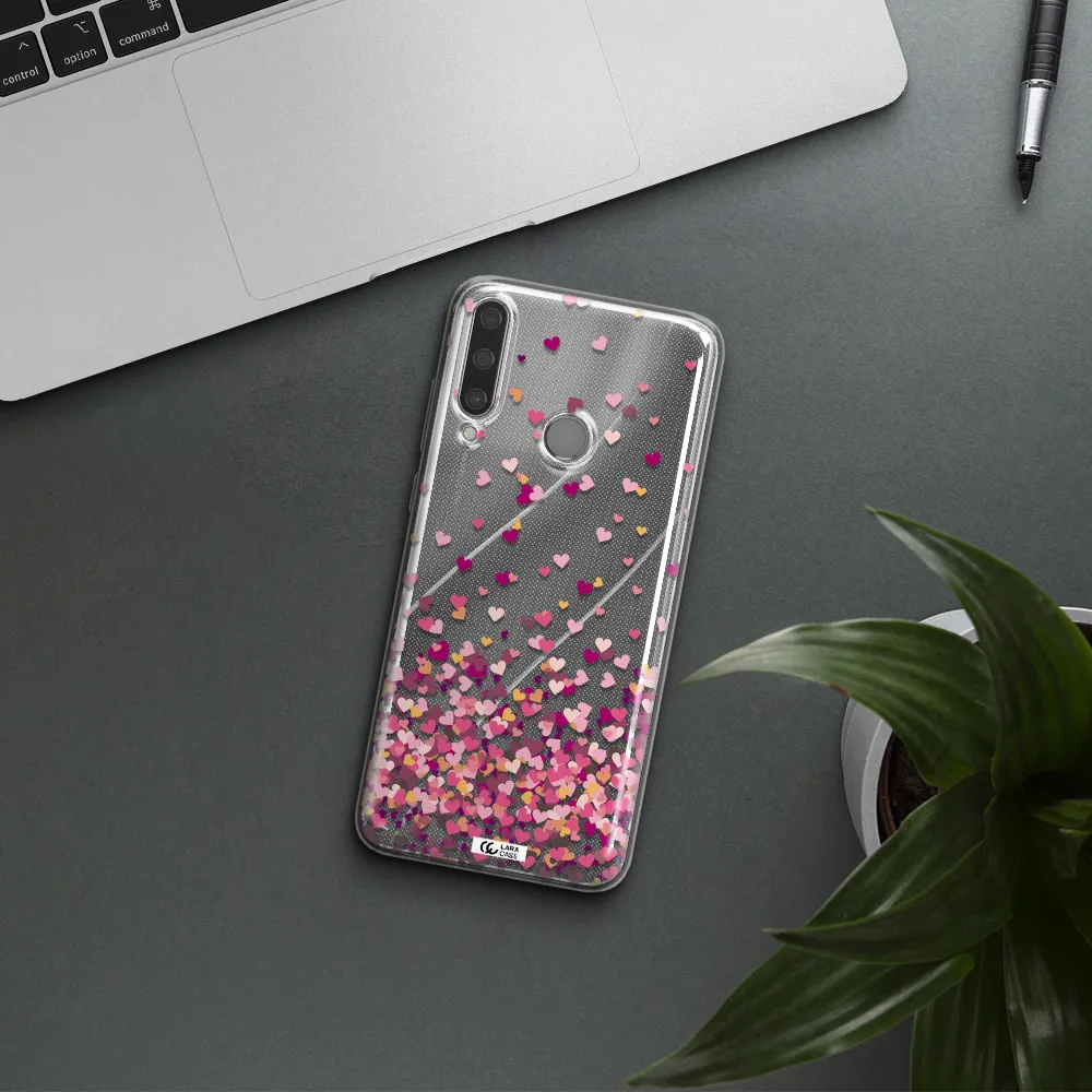 Flying Hearts Huawei Y6P Clear TPU Case