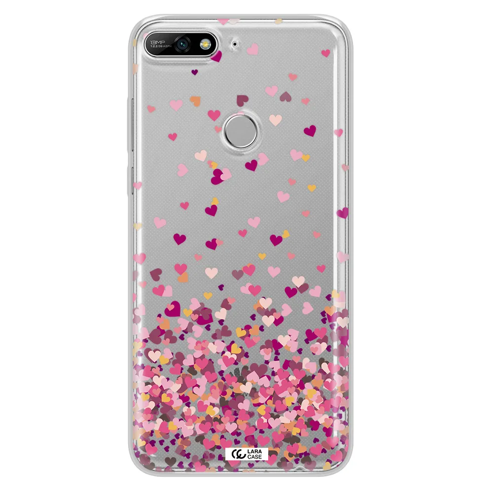 Flying Hearts Huawei Y7 2018 Clear TPU Case