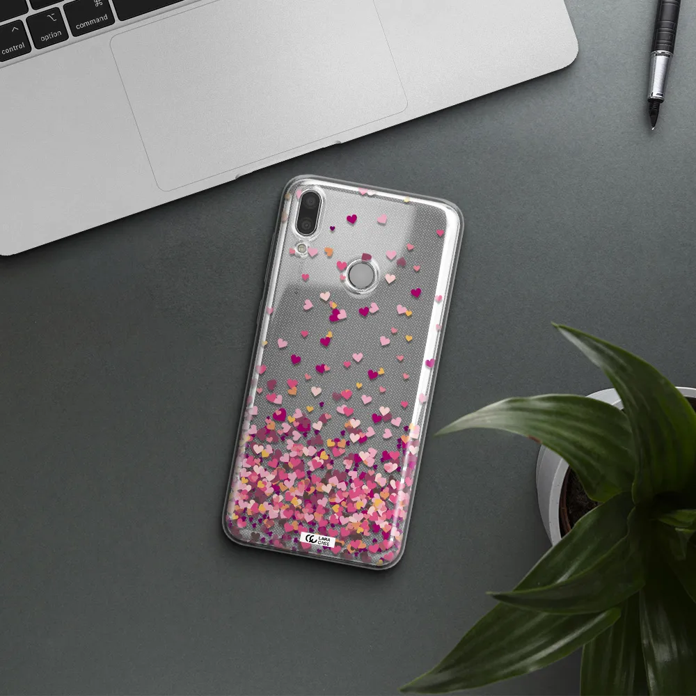 Flying Hearts Huawei Y7 2019 Clear TPU Case