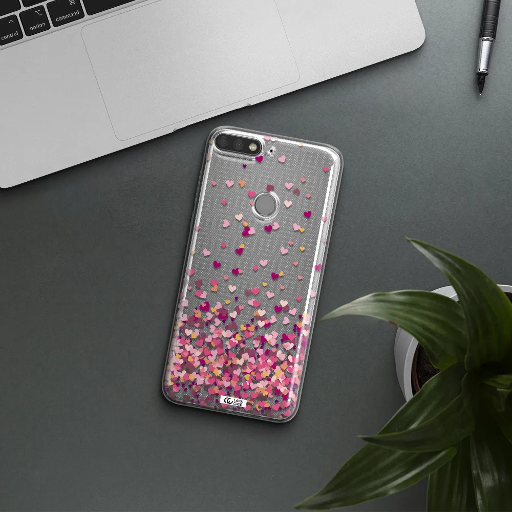 Flying Hearts Huawei Y7 Prime 2018 Clear TPU Case