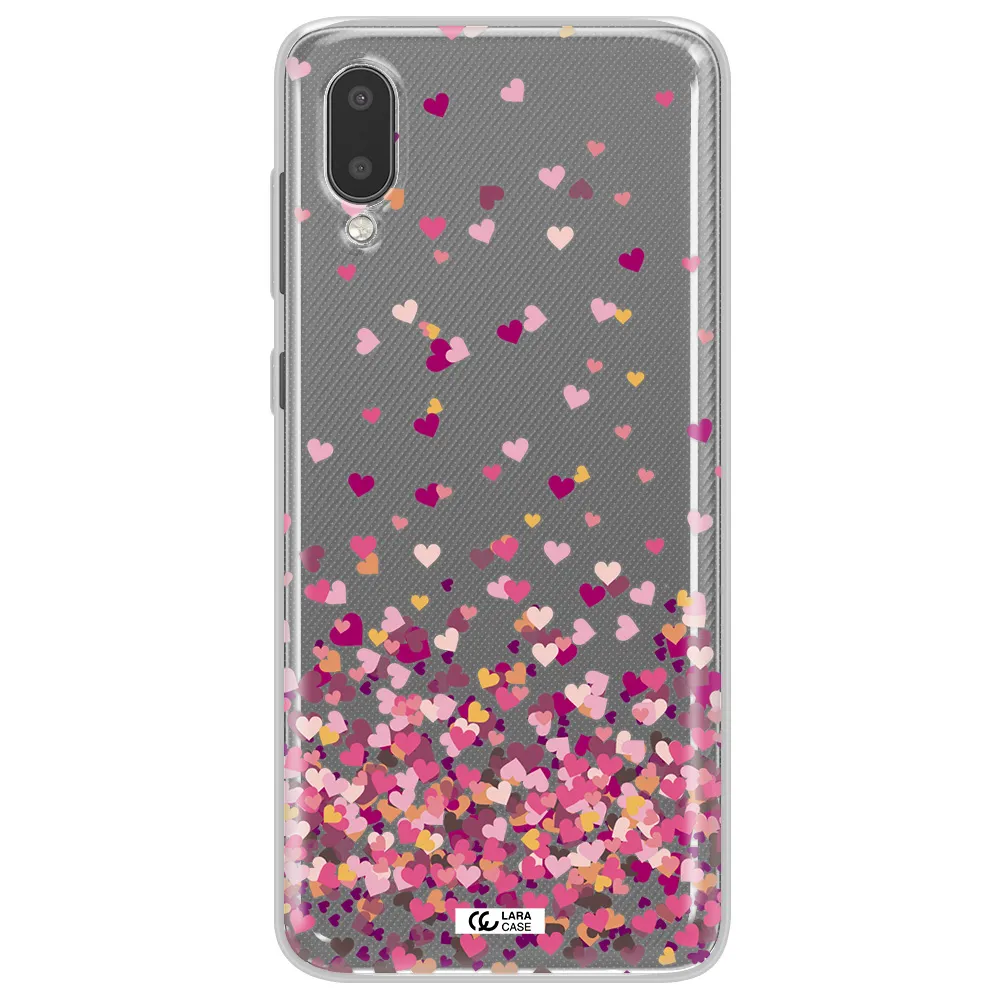 Flying Hearts Samsung A02 Clear TPU Case