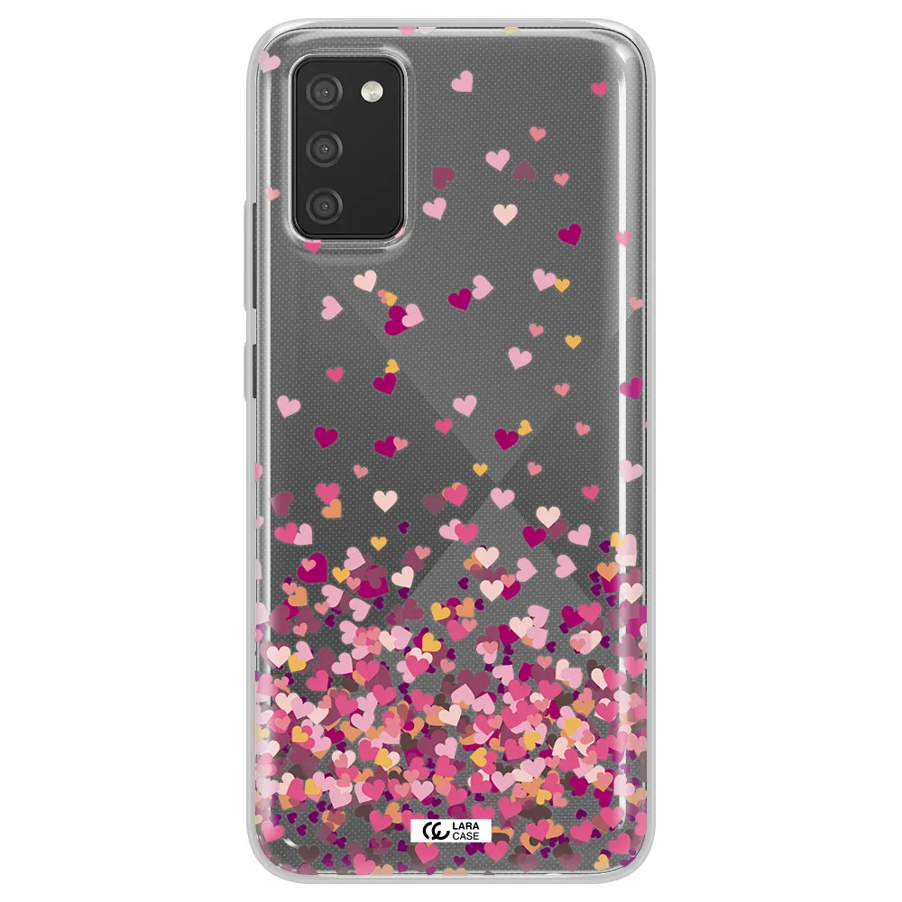 Flying Hearts Samsung A02S Clear TPU Case