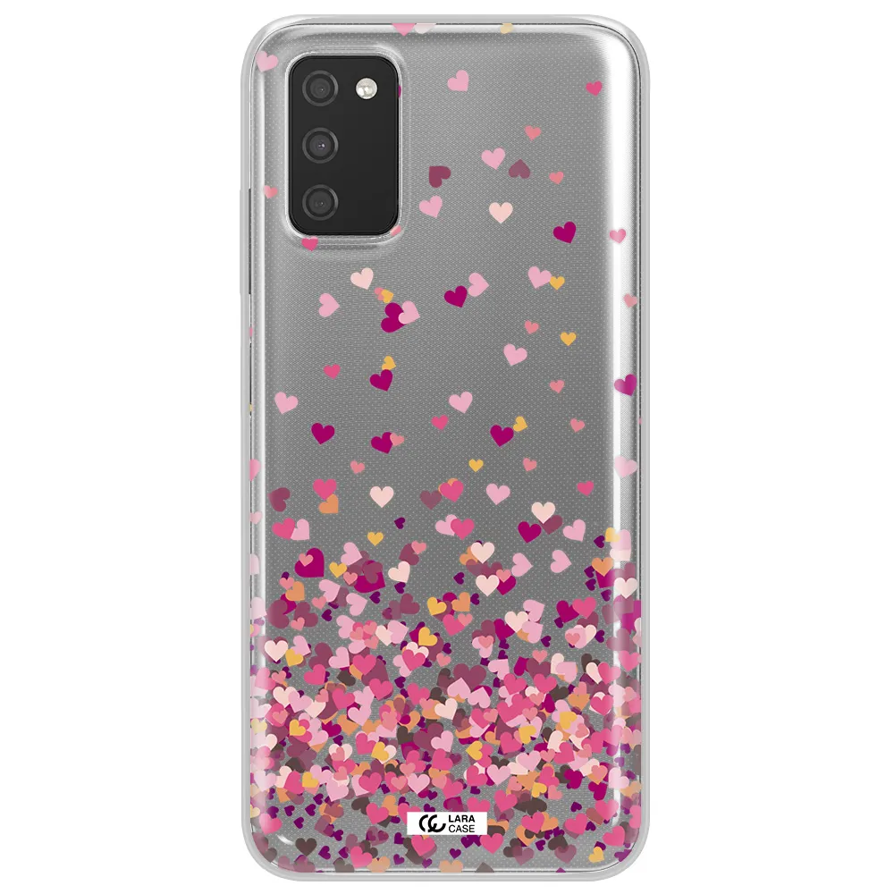 Flying Hearts Samsung A03S Clear TPU Case