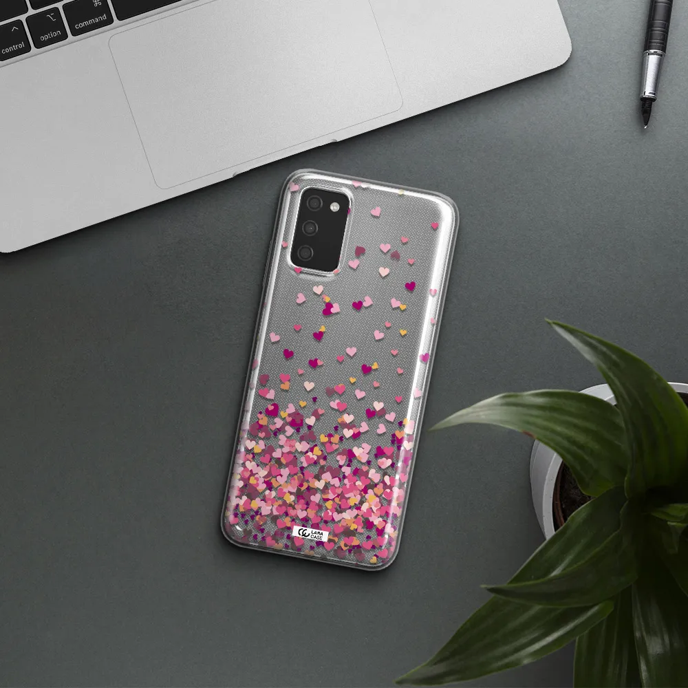 Flying Hearts Samsung A03S Clear TPU Case