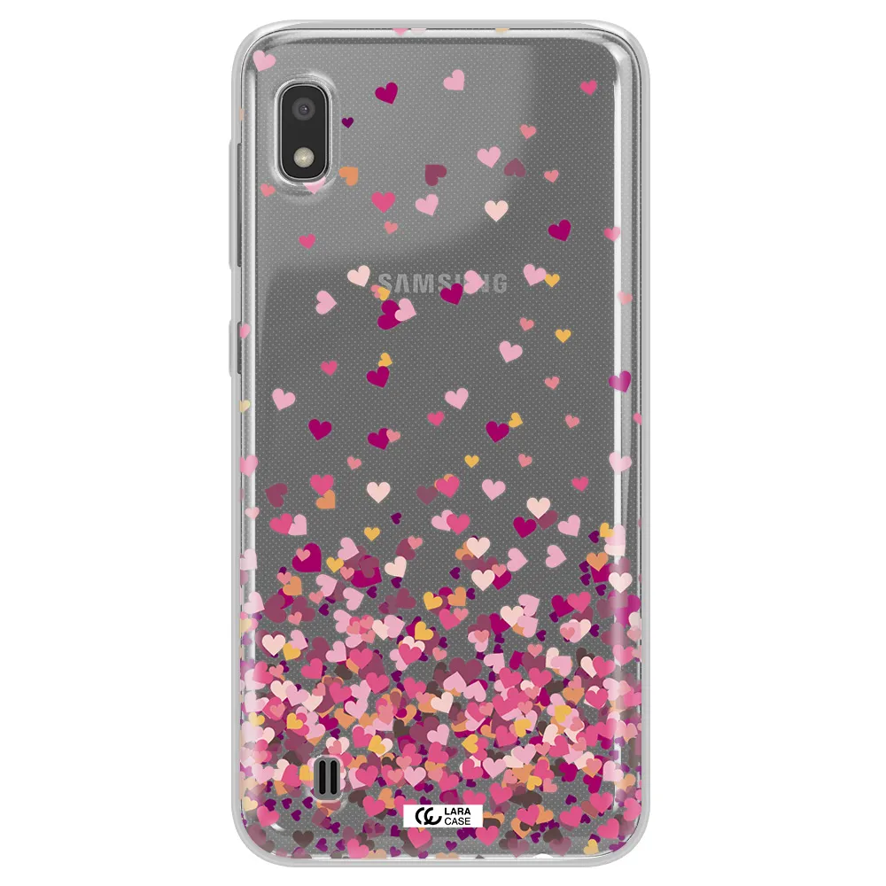 Flying Hearts Samsung A10 Clear TPU Case