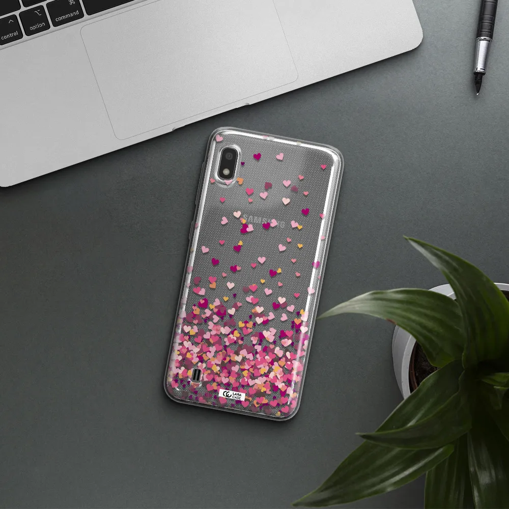 Flying Hearts Samsung A10 Clear TPU Case