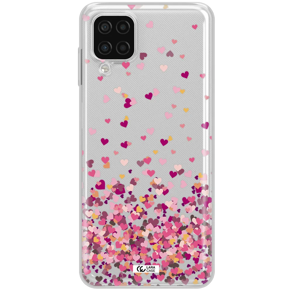 Flying Hearts Samsung A12 4g Clear TPU Case