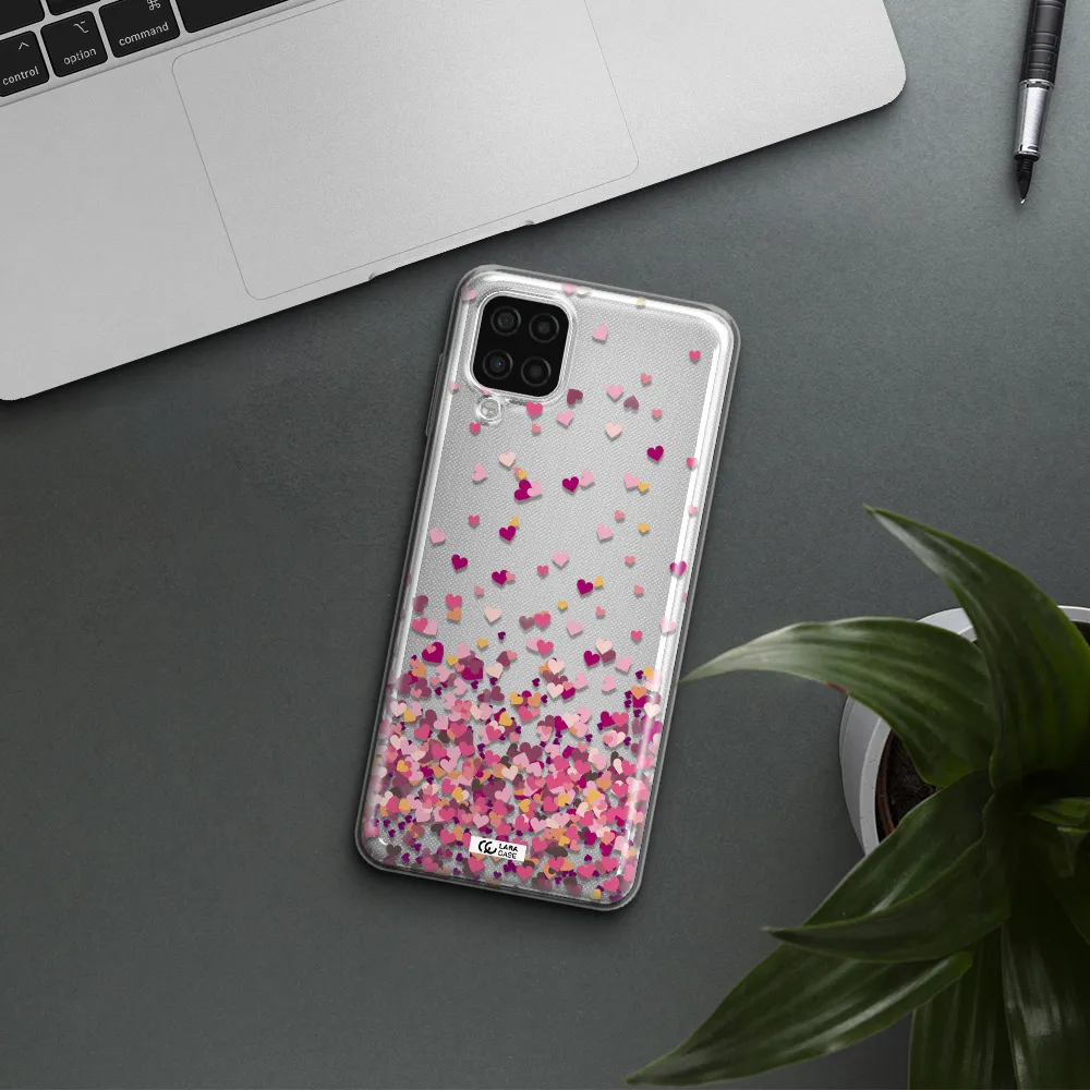 Flying Hearts Samsung A12 4g Clear TPU Case
