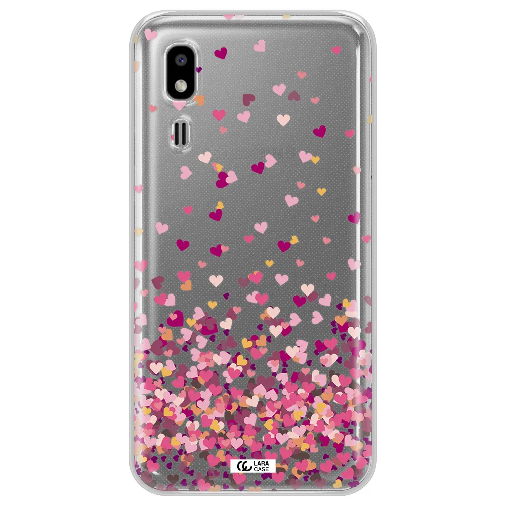 Flying Hearts Samsung A2 Core Clear TPU Case