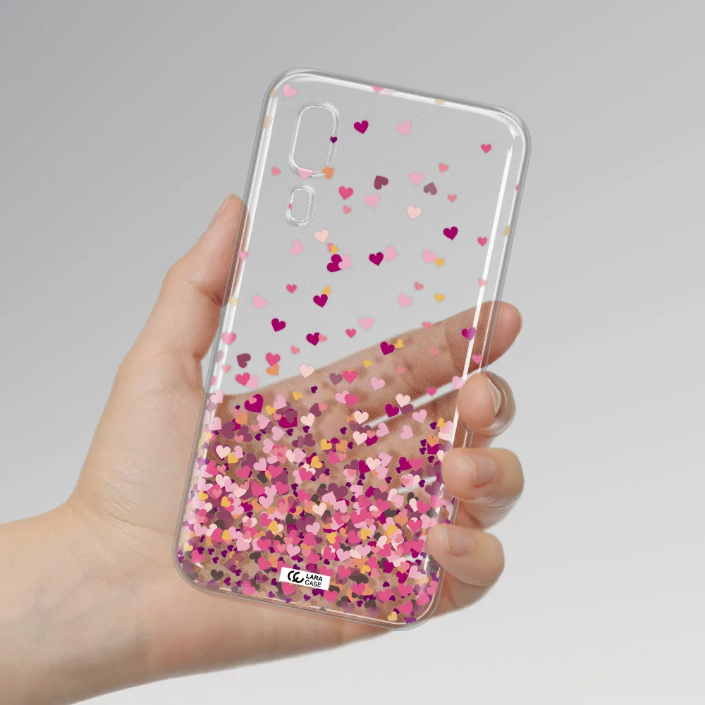 Flying Hearts Samsung A2 Core Clear TPU Case
