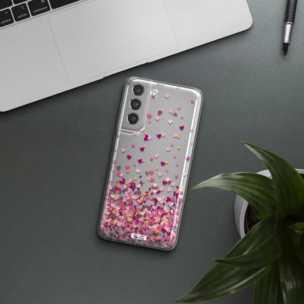 Flying Hearts Samsung A21 Fe Clear TPU Case