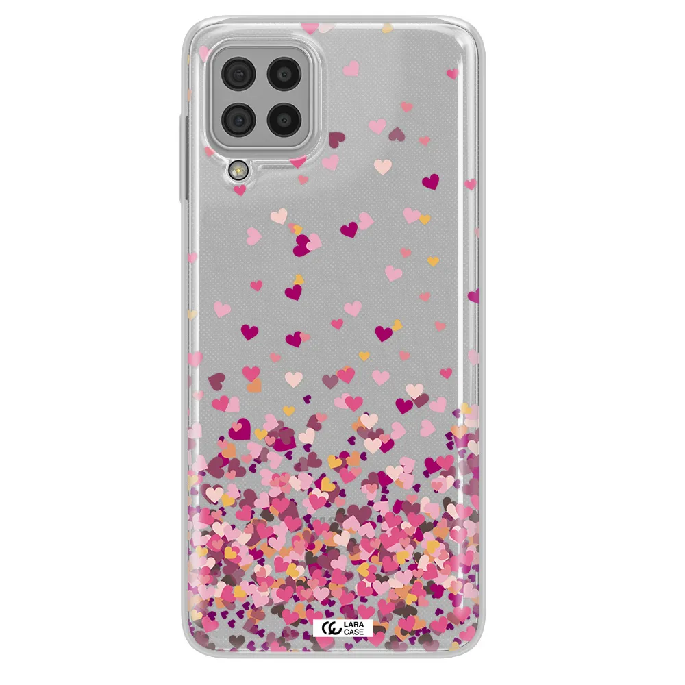 Flying Hearts Samsung A22 4g Clear TPU Case