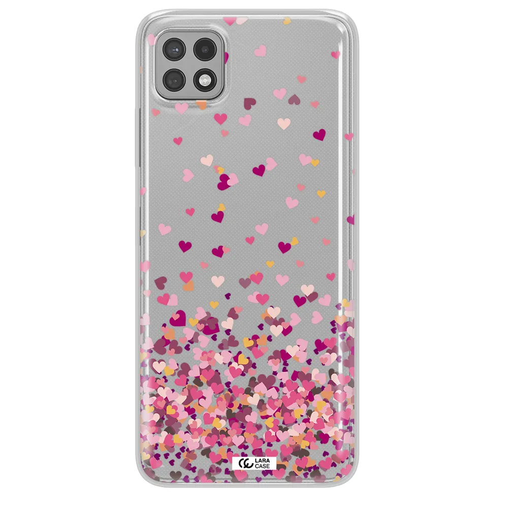 Flying Hearts Samsung A22 5g Clear TPU Case