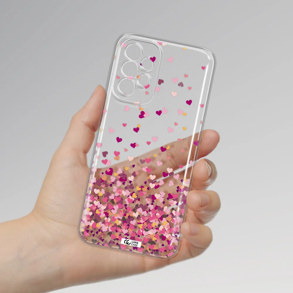 Flying Hearts Samsung A23 5G Clear Tpu Case