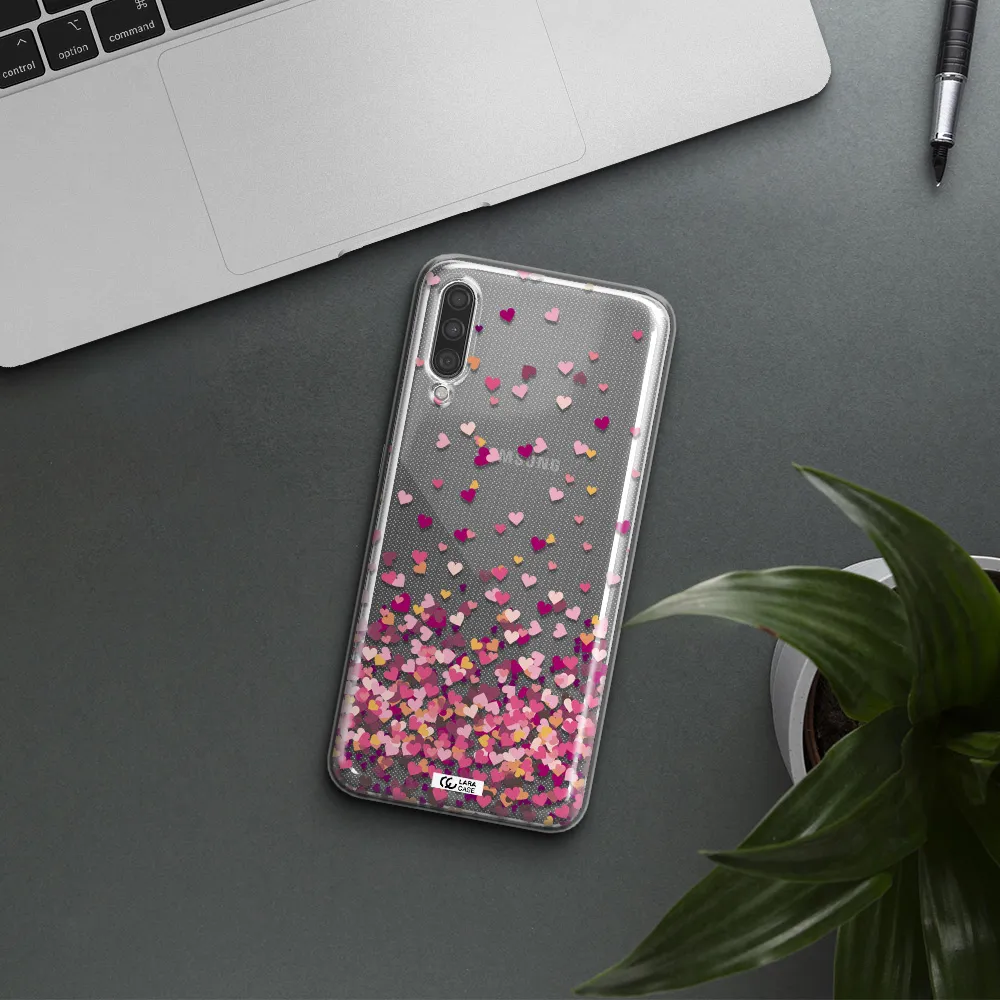 Flying Hearts Samsung A30S Clear TPU Case