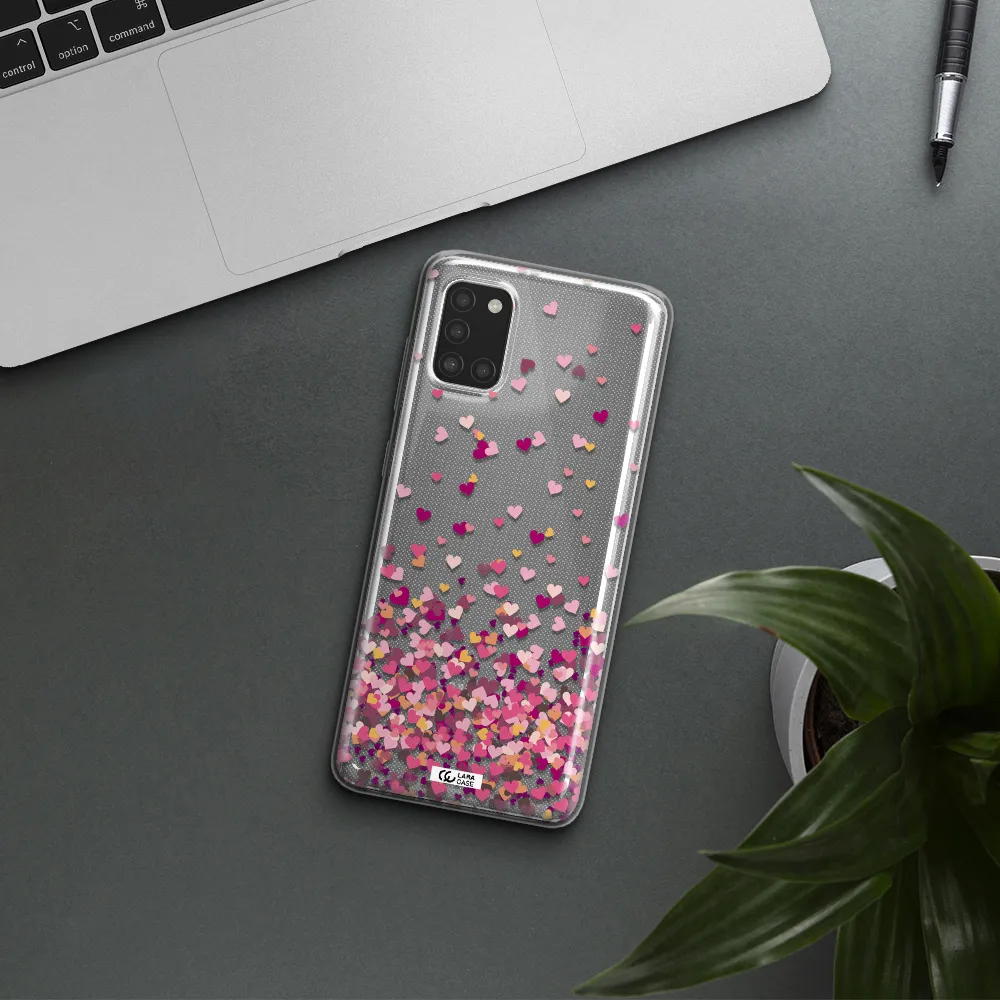 Flying Hearts Samsung A31 Clear TPU Case