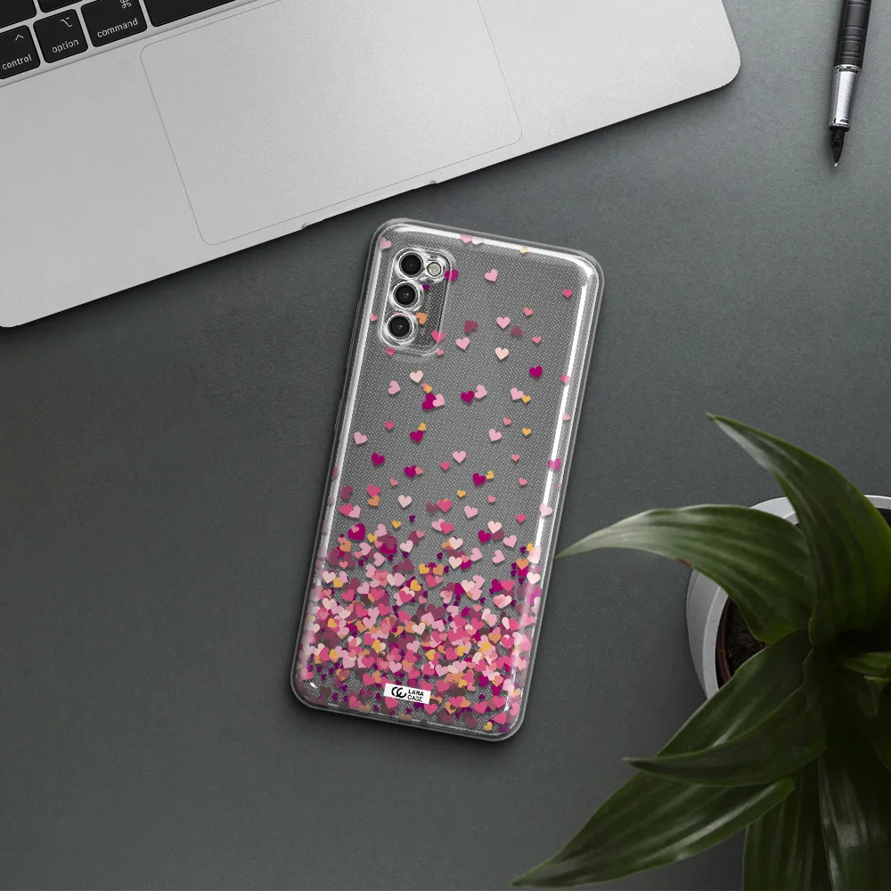 Flying Hearts Samsung A41 Clear Tpu Case
