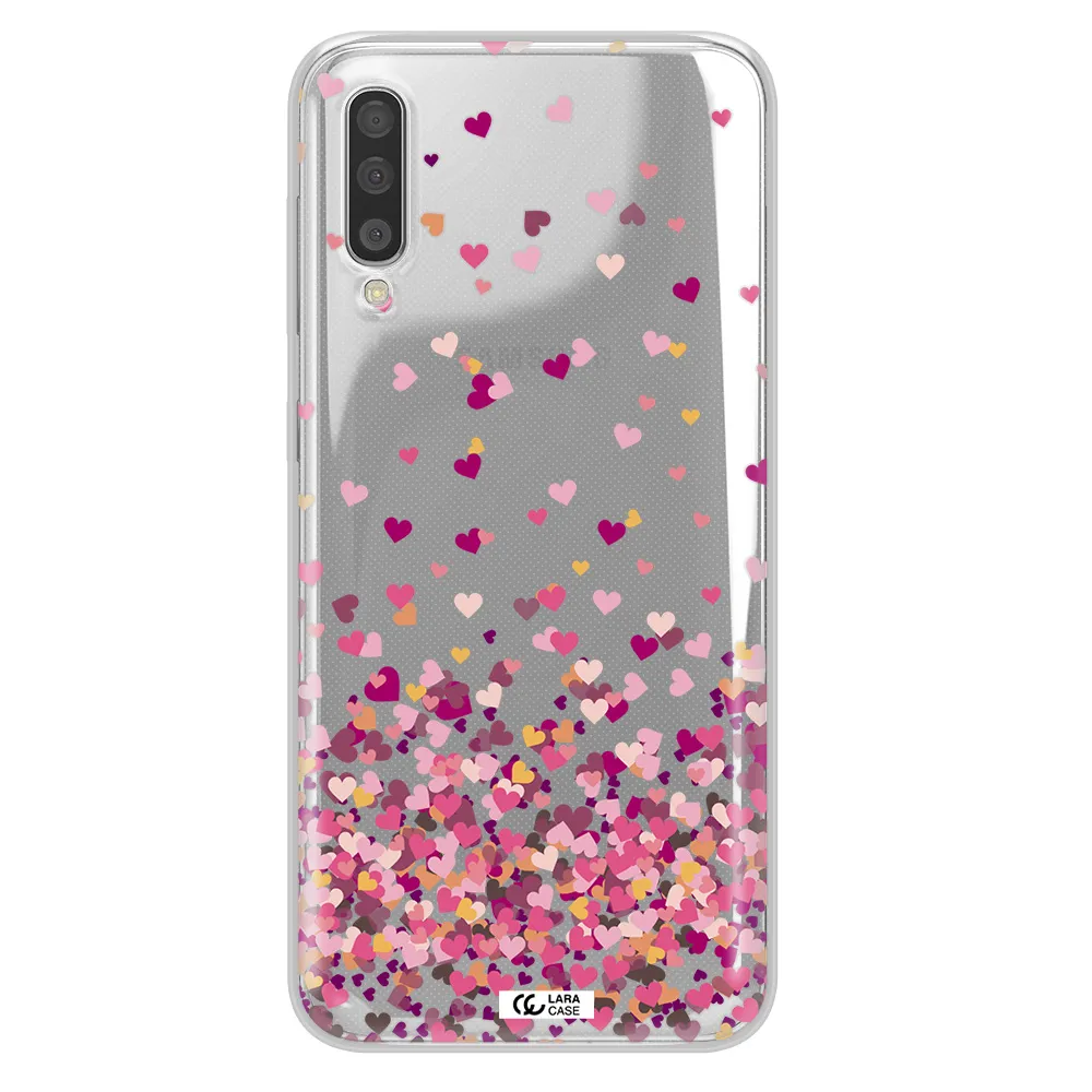 Flying Hearts Samsung A50S Clear Tpu Case