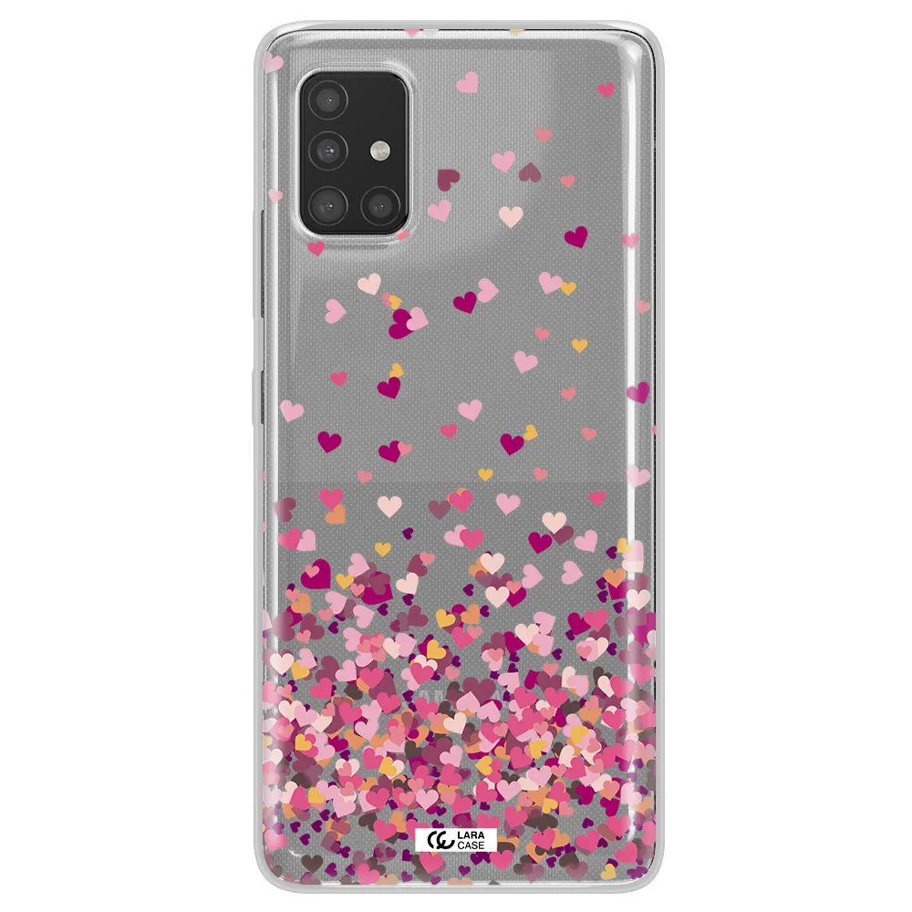 Flying Hearts Samsung A51 Clear TPU Case