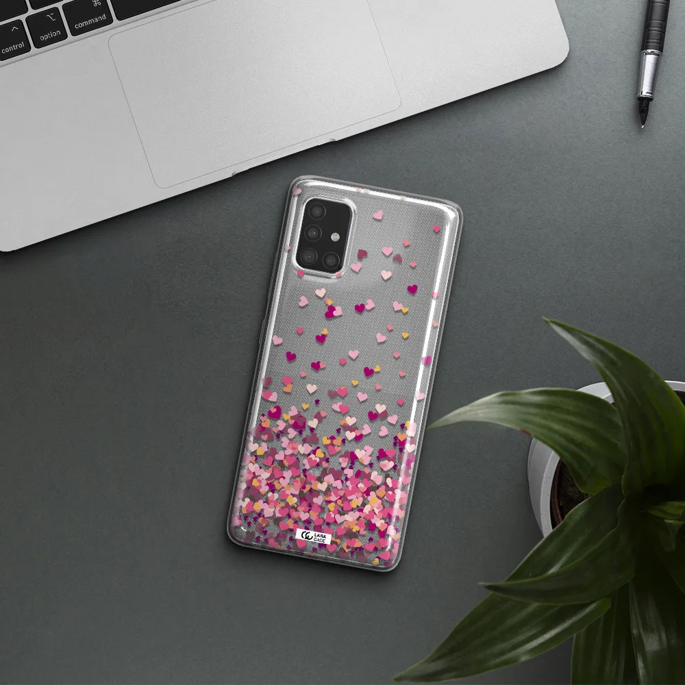 Flying Hearts Samsung A51 Clear TPU Case
