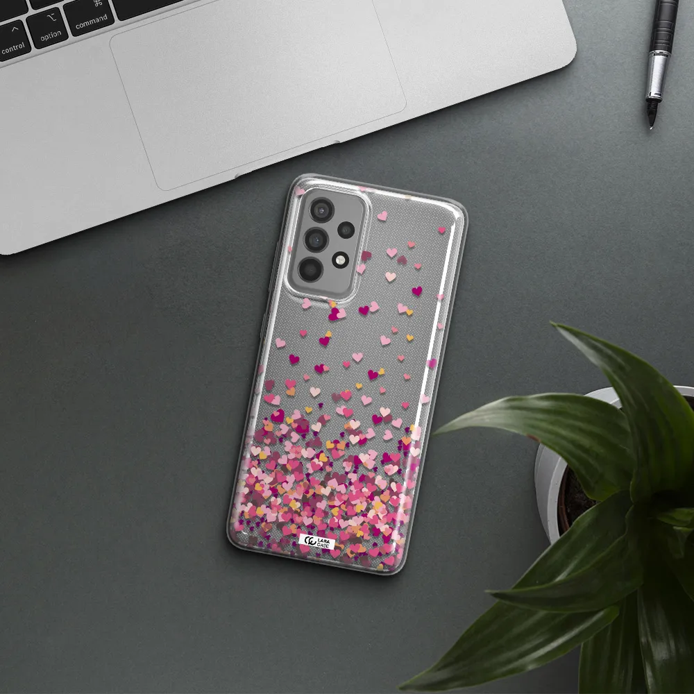 Flying Hearts Samsung A52 Clear TPU Case