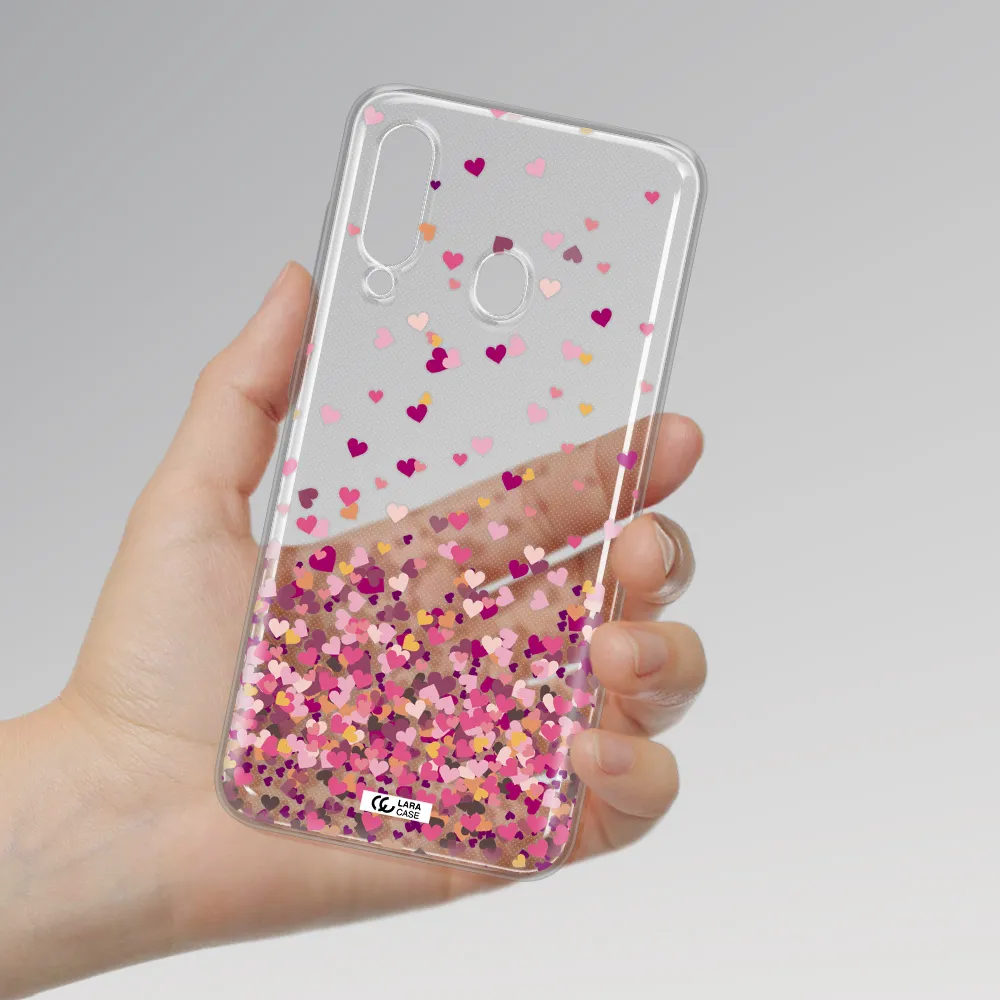Flying Hearts Samsung A60 Clear TPU Case