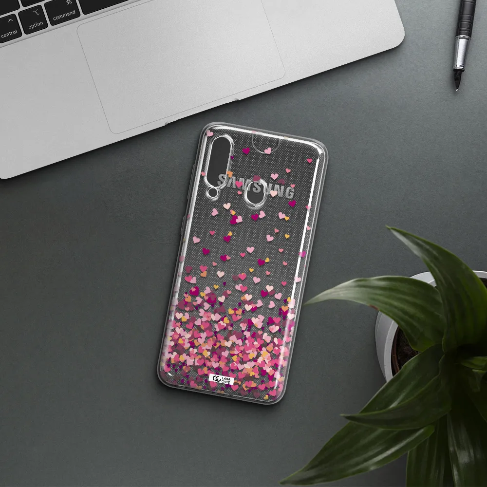 Flying Hearts Samsung A60 Clear TPU Case