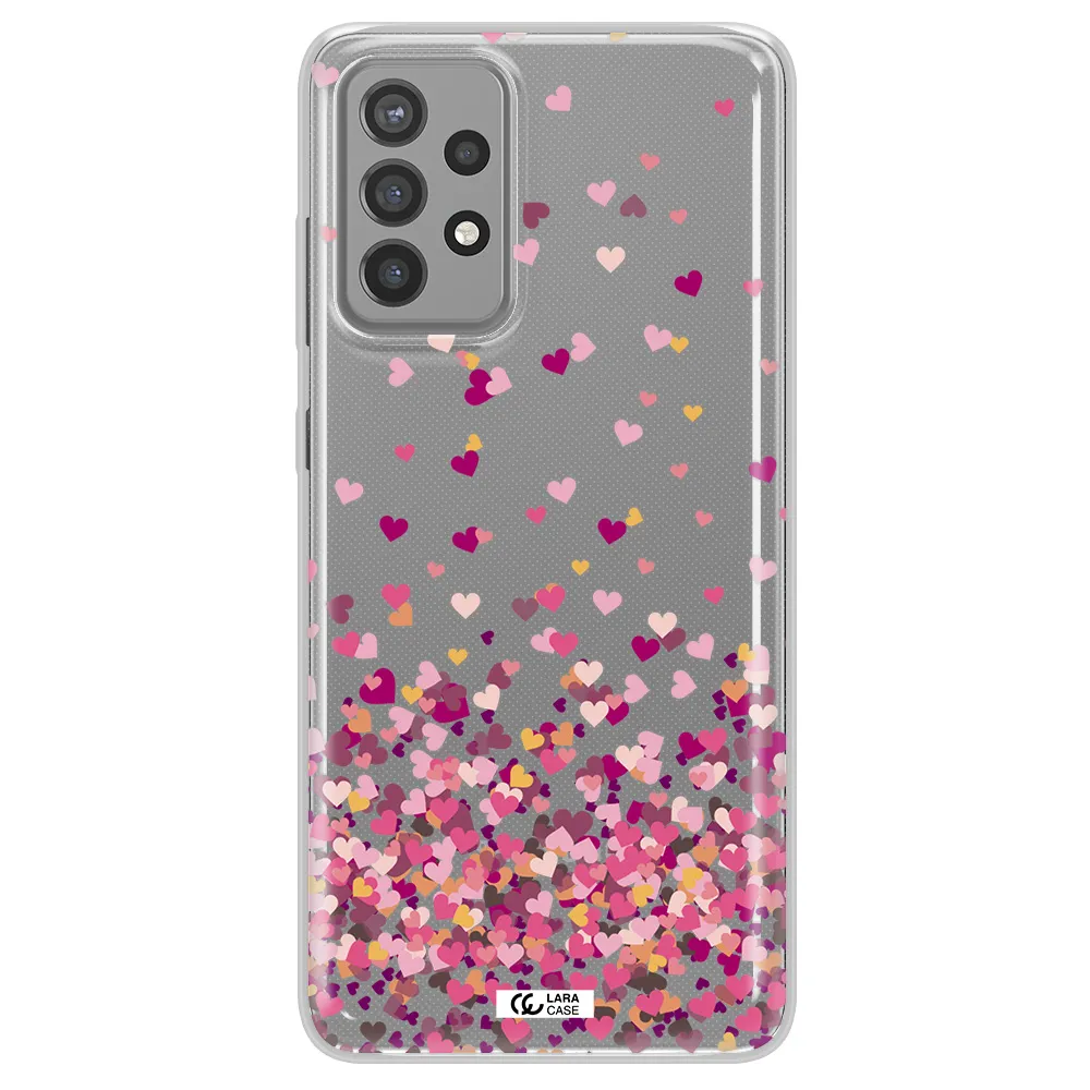 Flying Hearts Samsung A72 Clear TPU Case