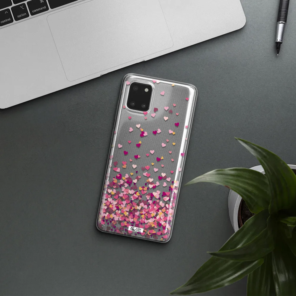 Flying Hearts Samsung A81 Clear TPU Case