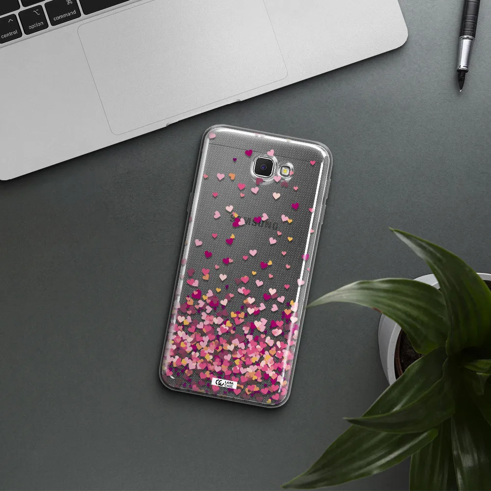 Flying Hearts Samsung J5 Prime Clear TPU Case