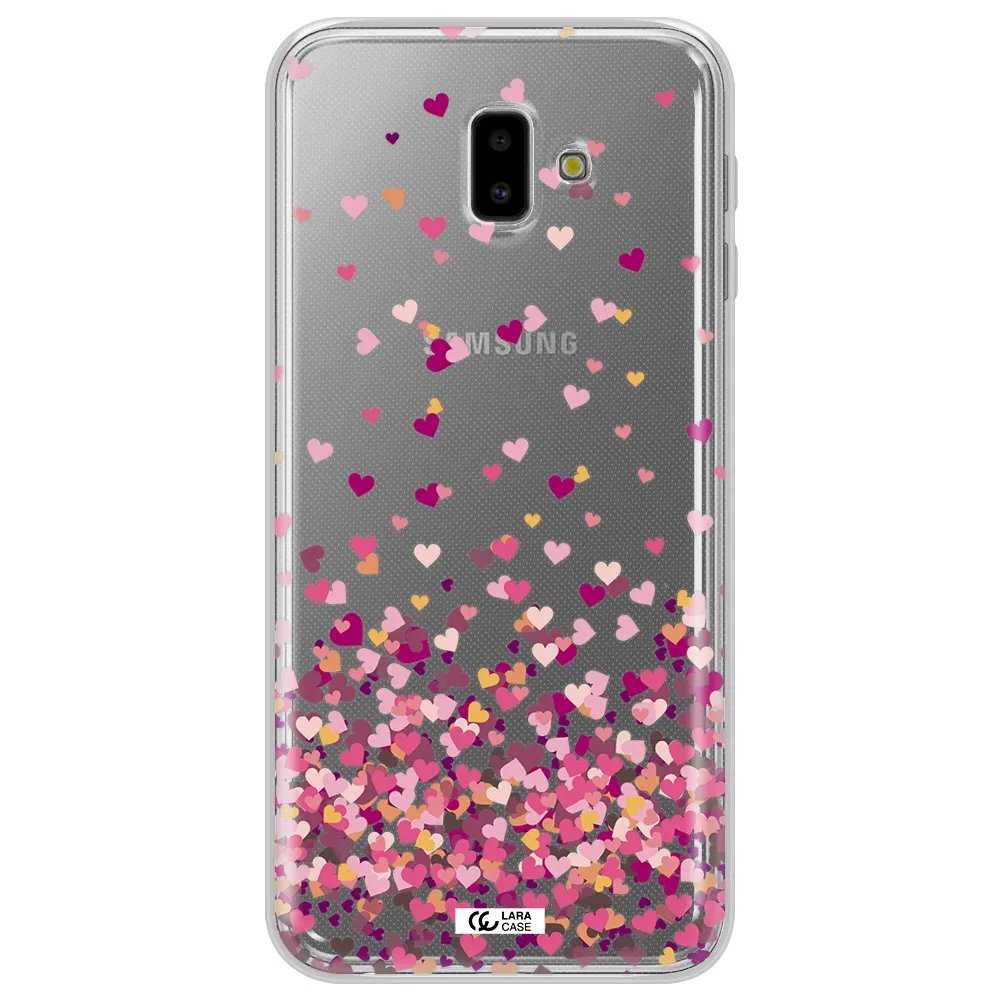 Flying Hearts Samsung J6 Plus Clear TPU Case