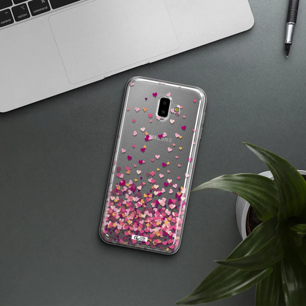 Flying Hearts Samsung J6 Plus Clear TPU Case