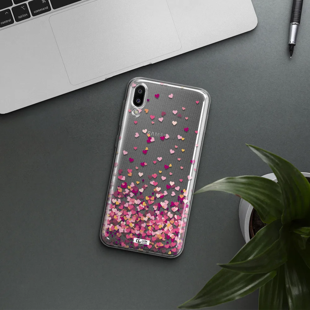Flying Hearts Samsung M10 Clear TPU Case