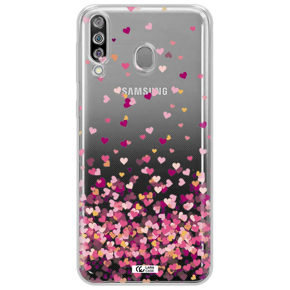 Flying Hearts Samsung M30 Clear TPU Case