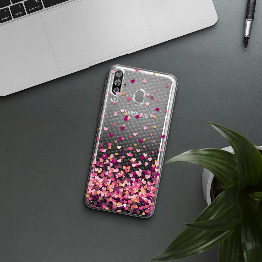 Flying Hearts Samsung M30 Clear TPU Case