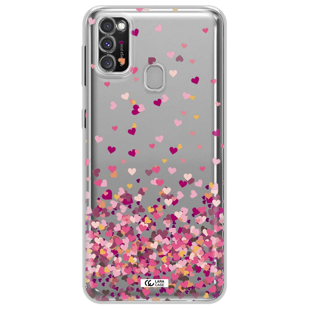 Flying Hearts Samsung M30S Clear TPU Case