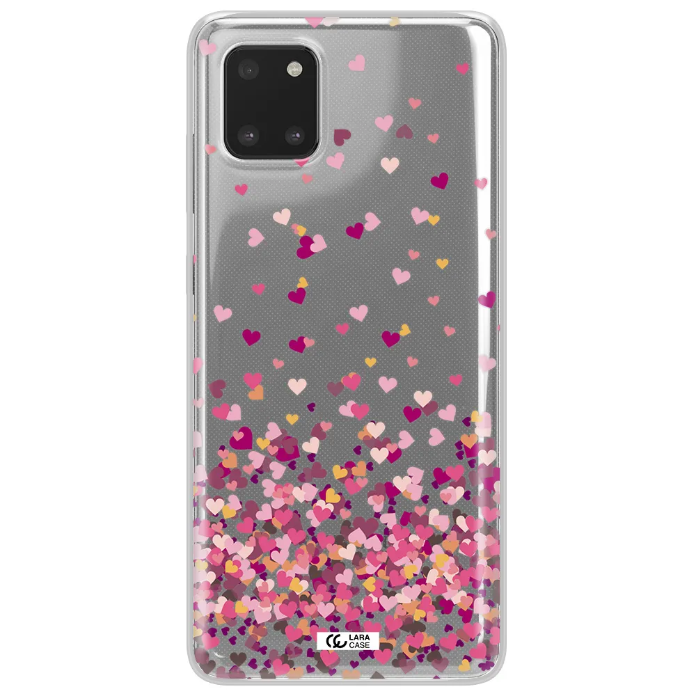 Flying Hearts Samsung Note 10 Lite Clear TPU Case