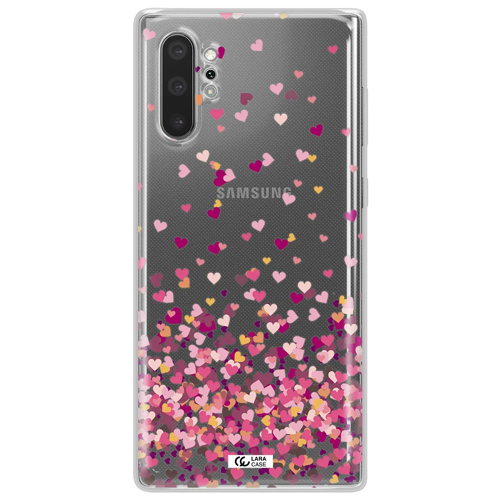 Flying Hearts Samsung Note 10 Plus Clear TPU Case