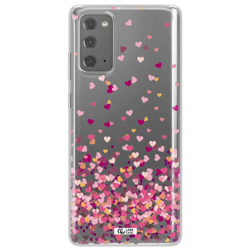 Flying Hearts Samsung Note 20 Clear TPU Case