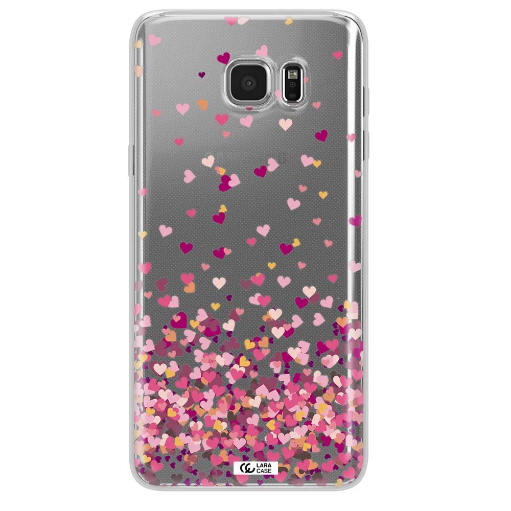 Flying Hearts Samsung Note 5 Clear TPU Case