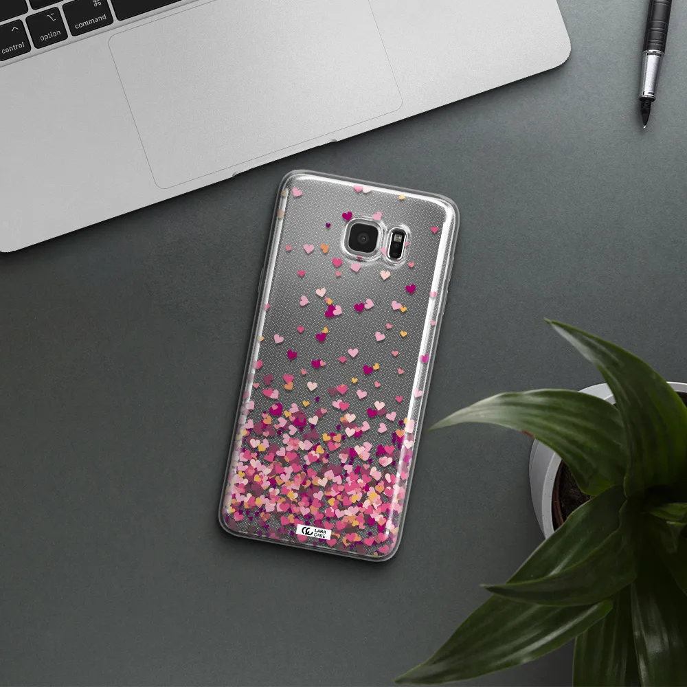 Flying Hearts Samsung Note 5 Clear TPU Case