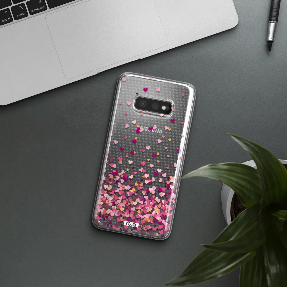 Flying Hearts Samsung S10e Clear TPU Case