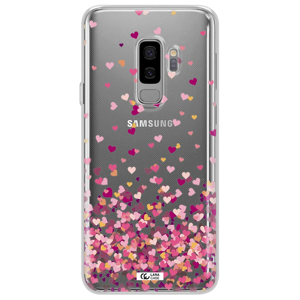 Flying Hearts Samsung S9 Plus Clear TPU Case