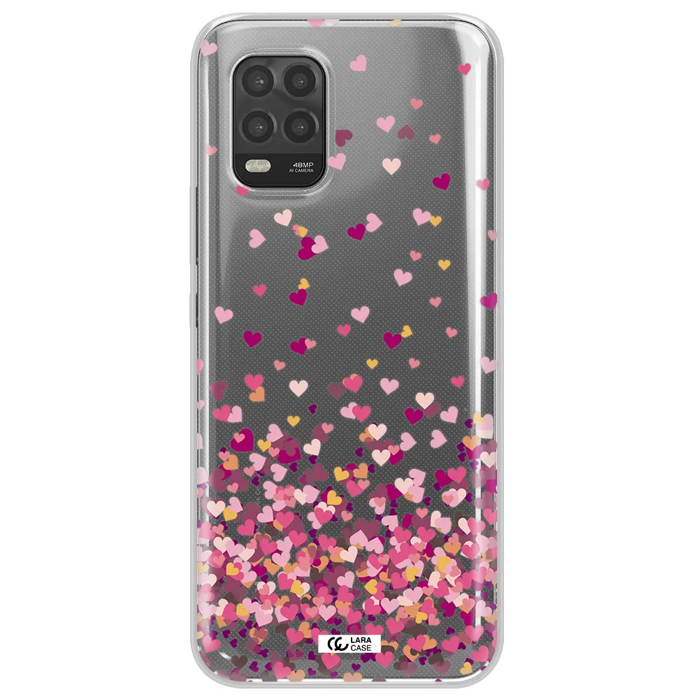Flying Hearts Xiaomi Mi 10 Lite Clear TPU Case