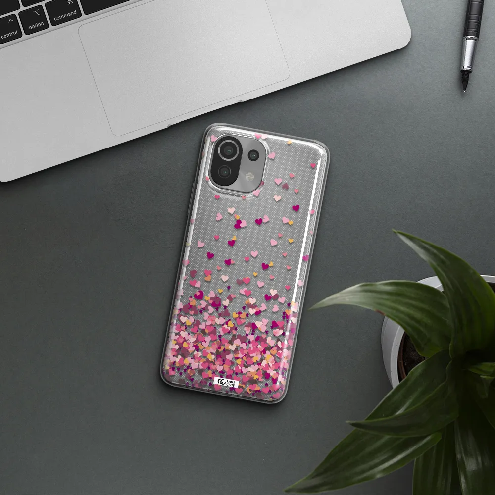 Flying Hearts Xiaomi Mi 11 Lite Clear TPU Case